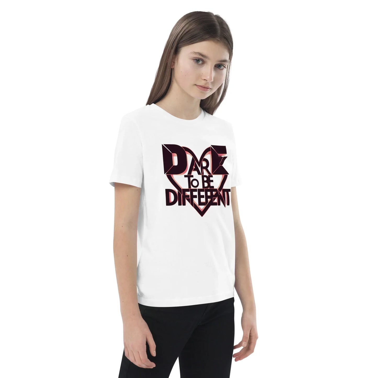 Organic Cotton Kids T-Shirt | Dare To Be Different - AwRans Clothing