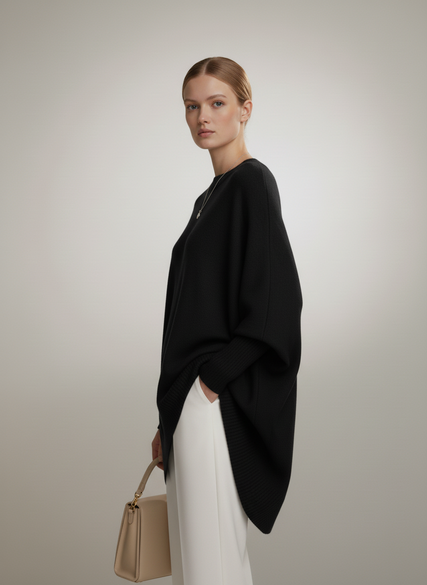 Chic Oversized Batwing Sweater Sweater AwRans Premium p3_1