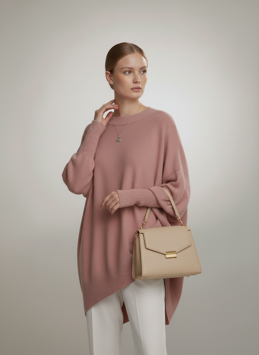 Chic Oversized Batwing Sweater