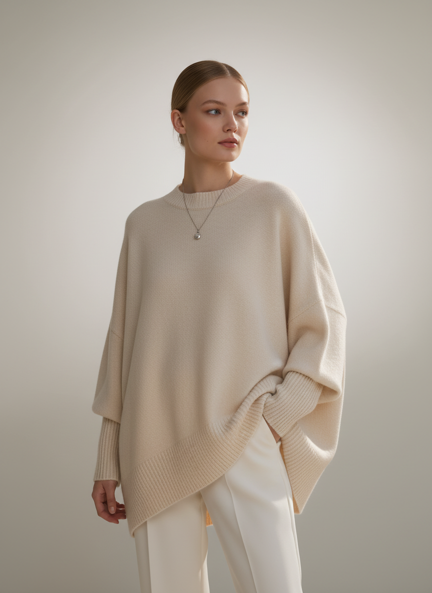 Chic Oversized Batwing Sweater