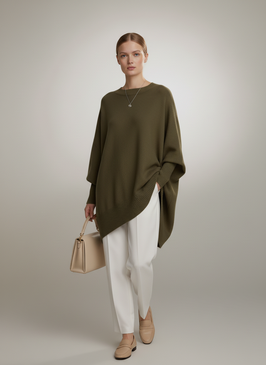 Chic Oversized Batwing Sweater