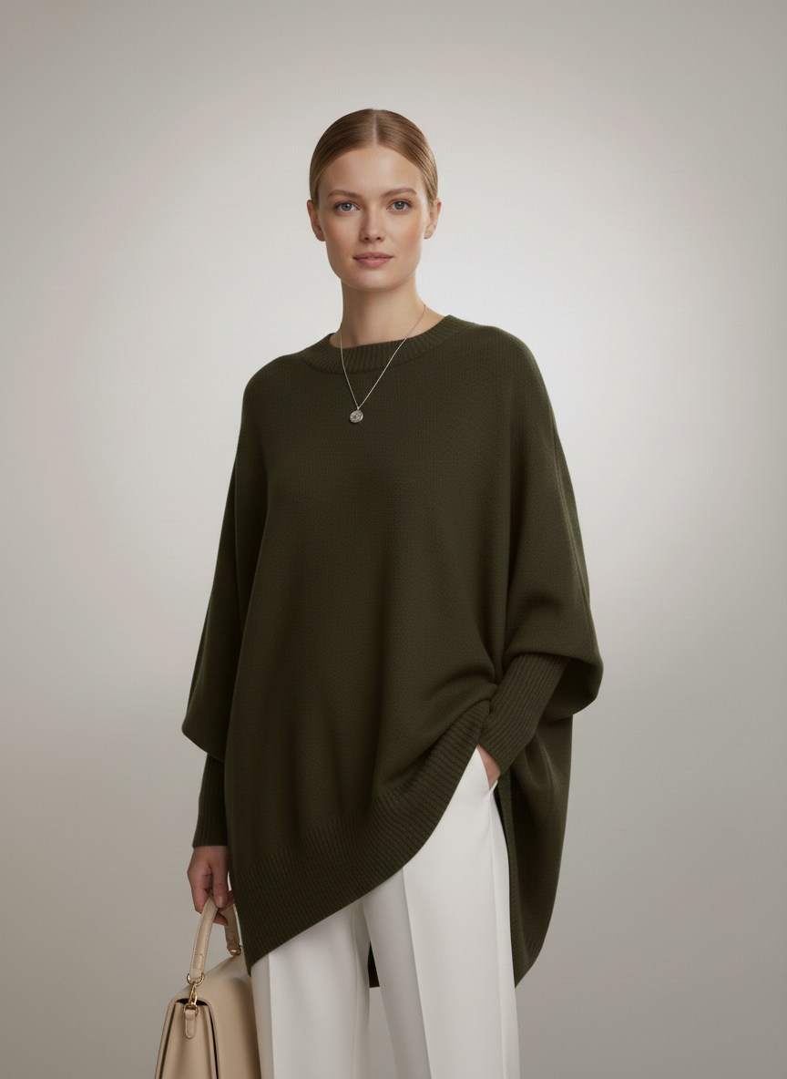 Chic Oversized Batwing Sweater