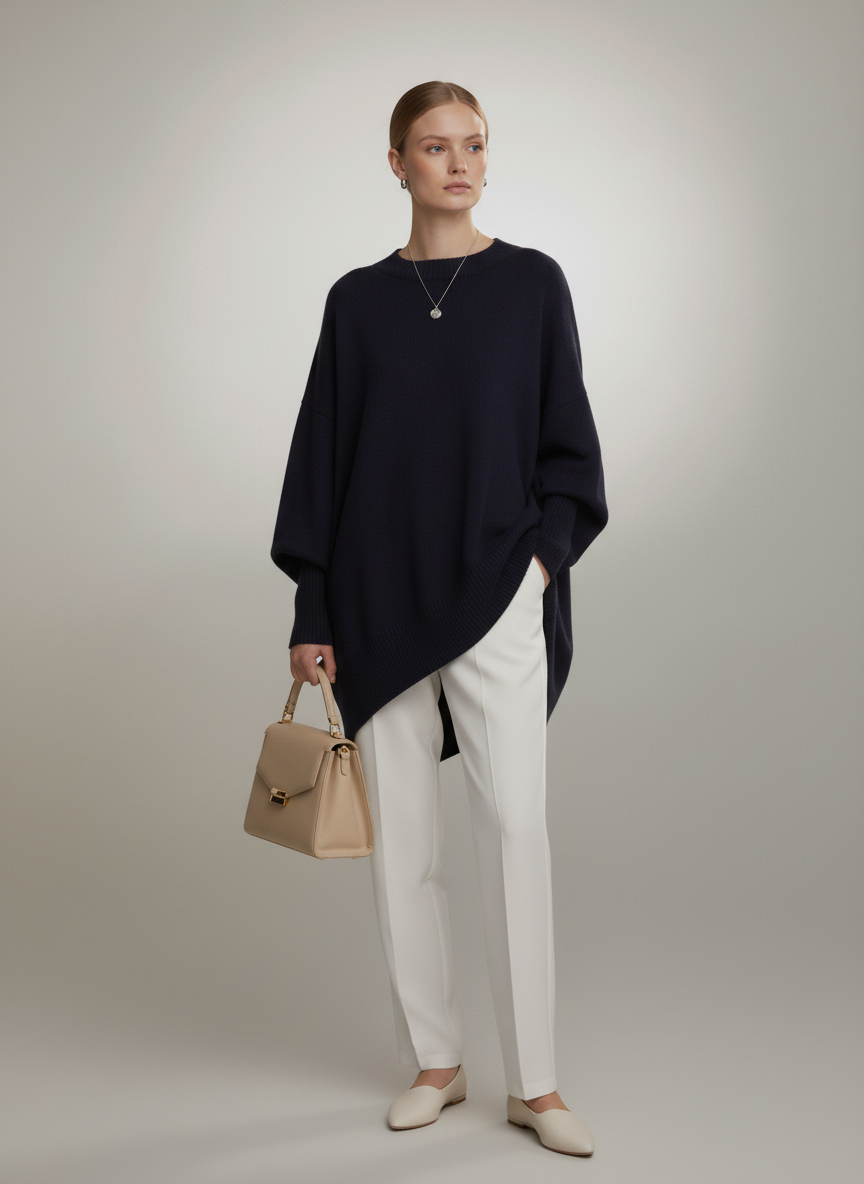 Chic Oversized Batwing Sweater