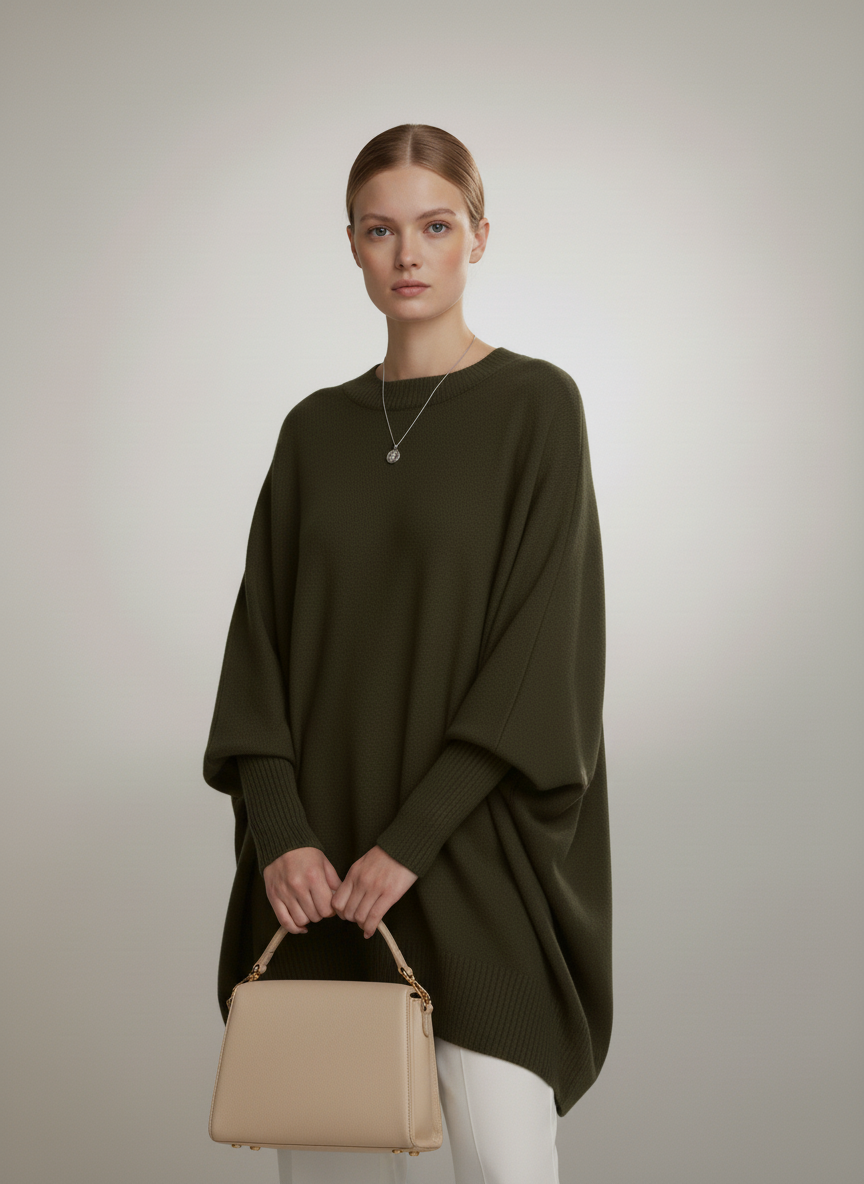 Chic Oversized Batwing Sweater