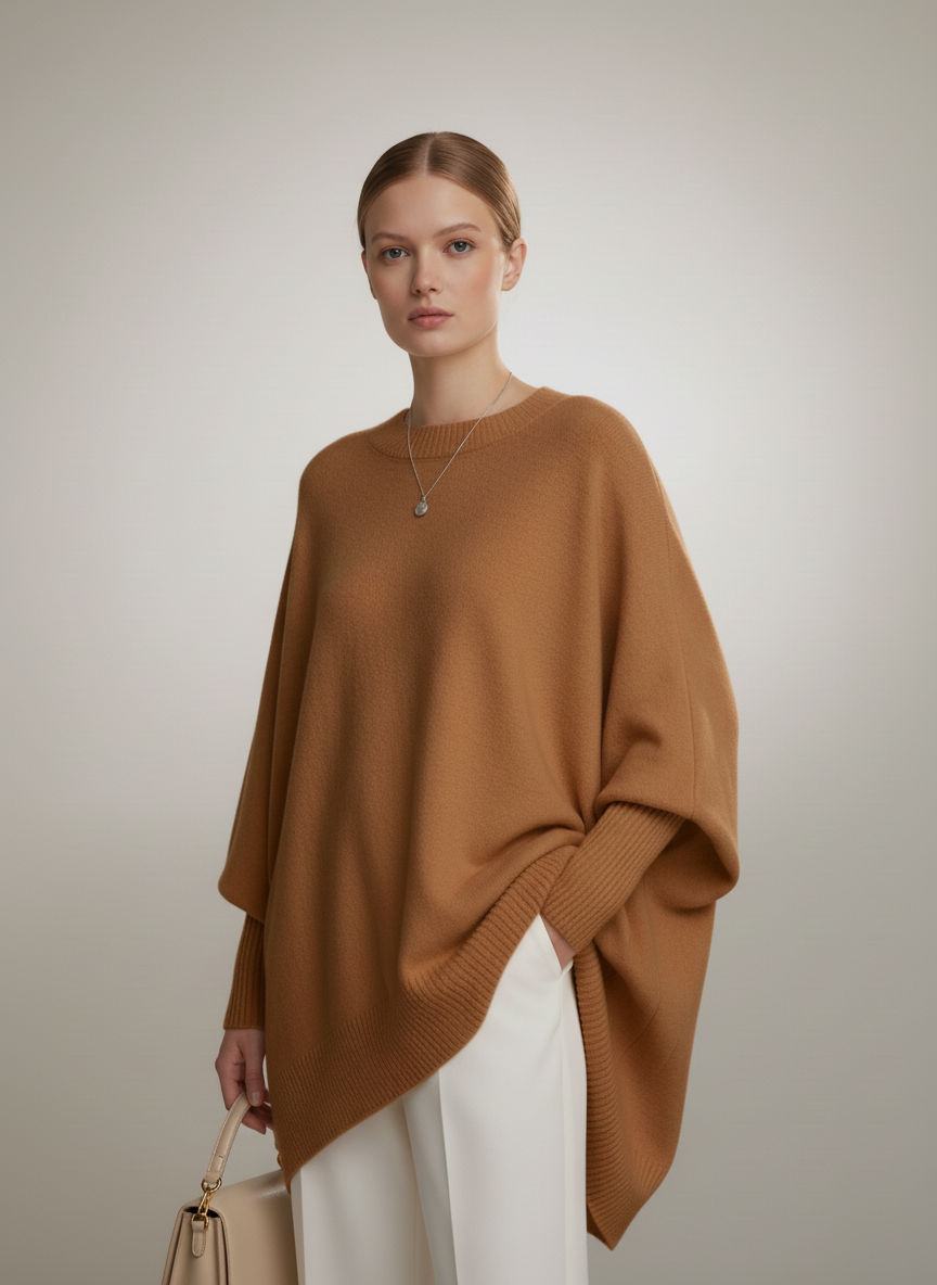 Chic Oversized Batwing Sweater