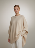 Chic Oversized Batwing Sweater Apricot Sweater AwRans Premium p3_9
