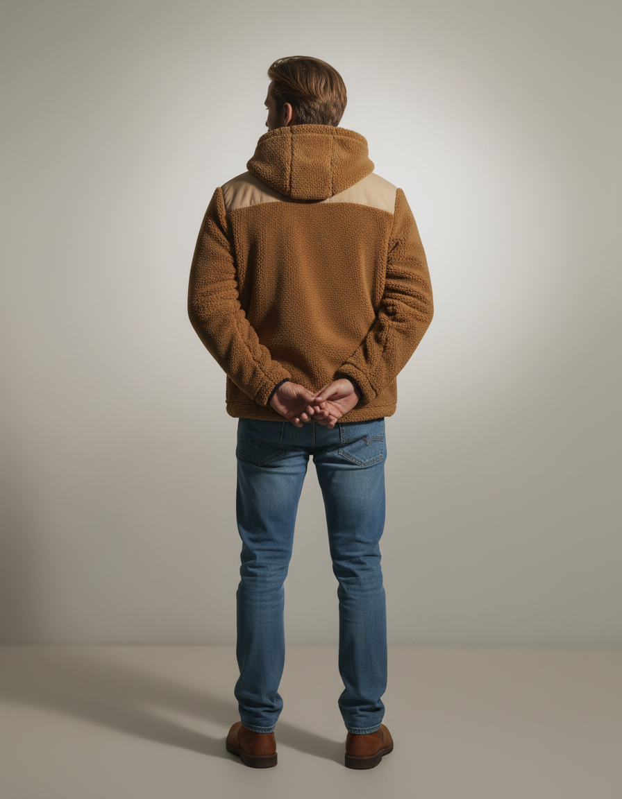 Urban Sherpa Fleece Hooded Jacket