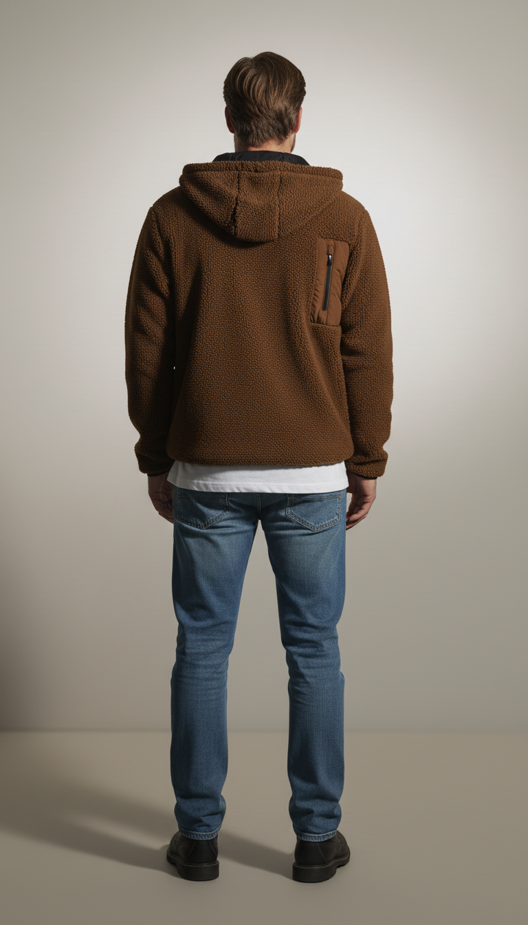 Urban Sherpa Fleece Hooded Jacket