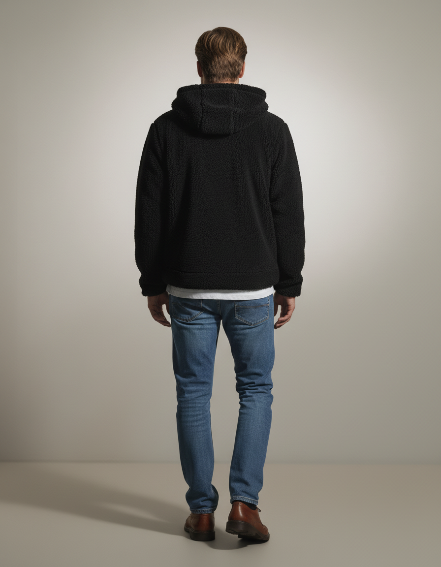 Urban Sherpa Fleece Hooded Jacket