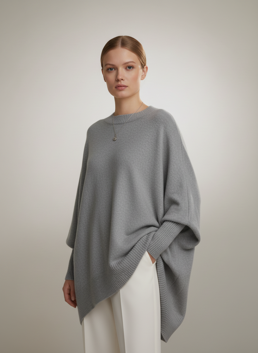 Chic Oversized Batwing Sweater