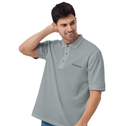 Less Is More - Embroidered Men's Premium Polo Shirt