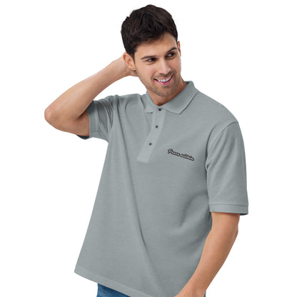 Peace Within - Embroidered Men's Premium Polo Shirt