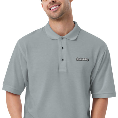 Simplicity - Embroidered Men's Premium Polo Shirt
