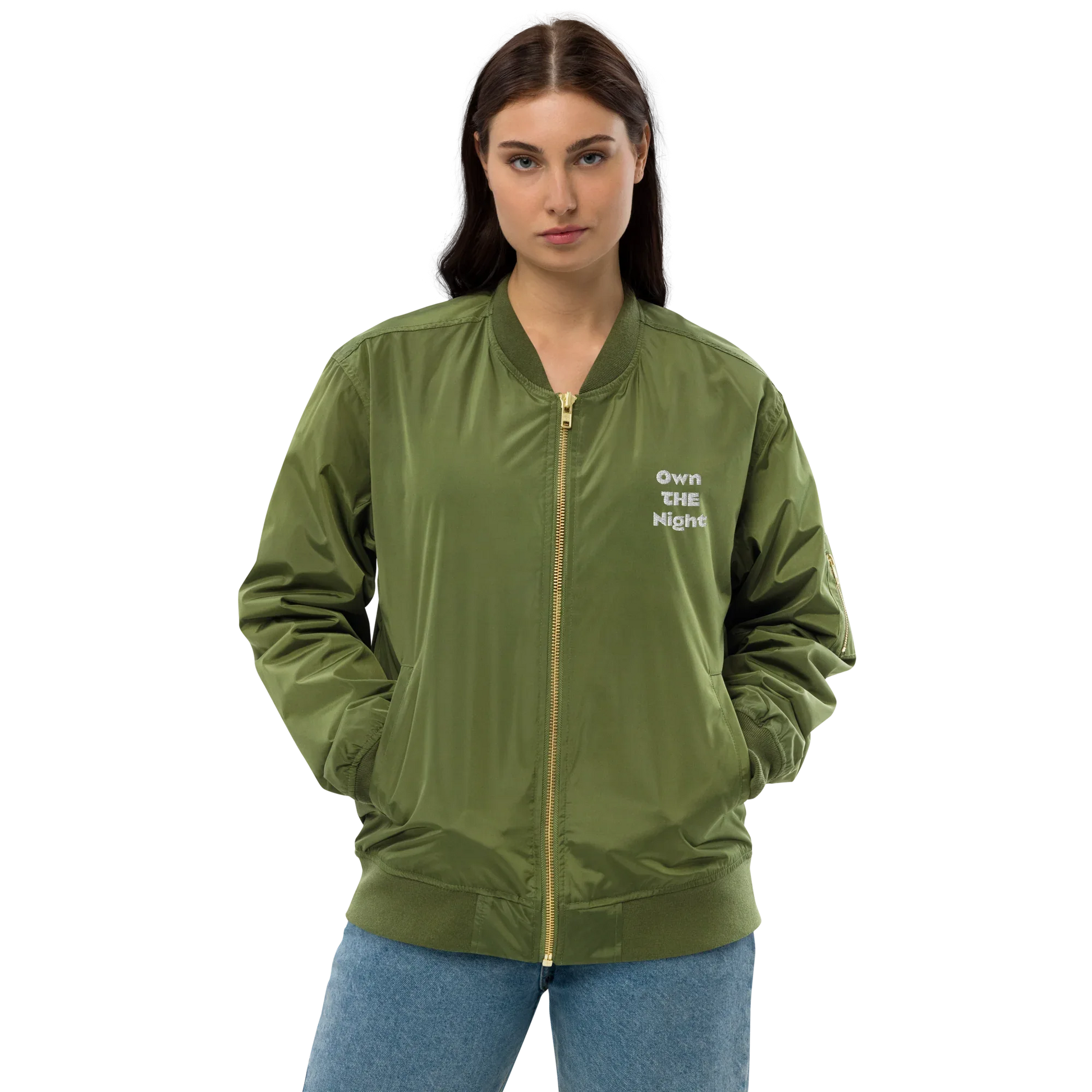 Unisex | Own The Night - Premium Recycled Bomber Jacket - AwRans Clothing