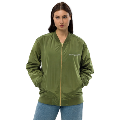 Unisex | Unstoppable - Premium Recycled Bomber Jacket - AwRans Clothing