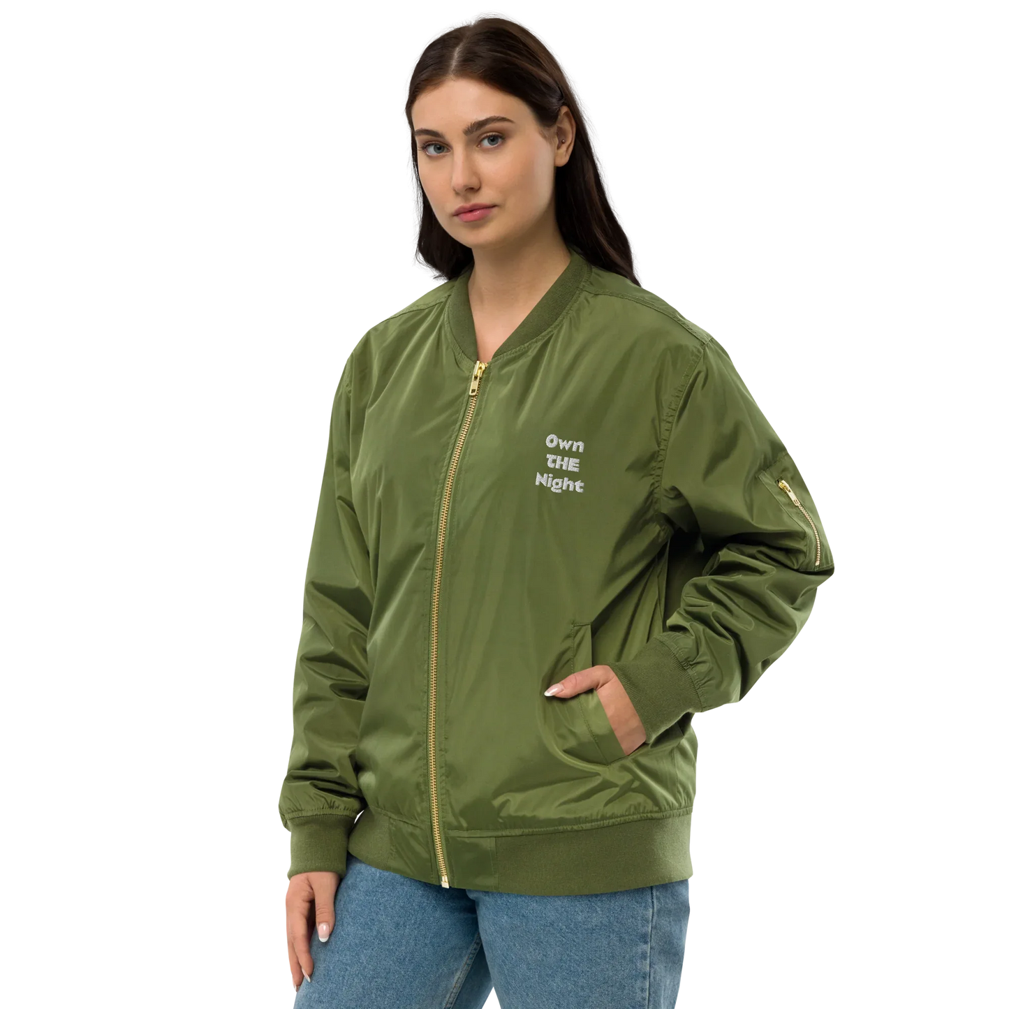 Unisex | Own The Night - Premium Recycled Bomber Jacket - AwRans Clothing