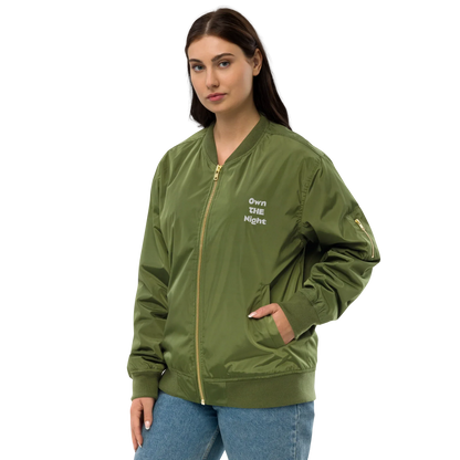 Unisex | Own The Night - Premium Recycled Bomber Jacket - AwRans Clothing