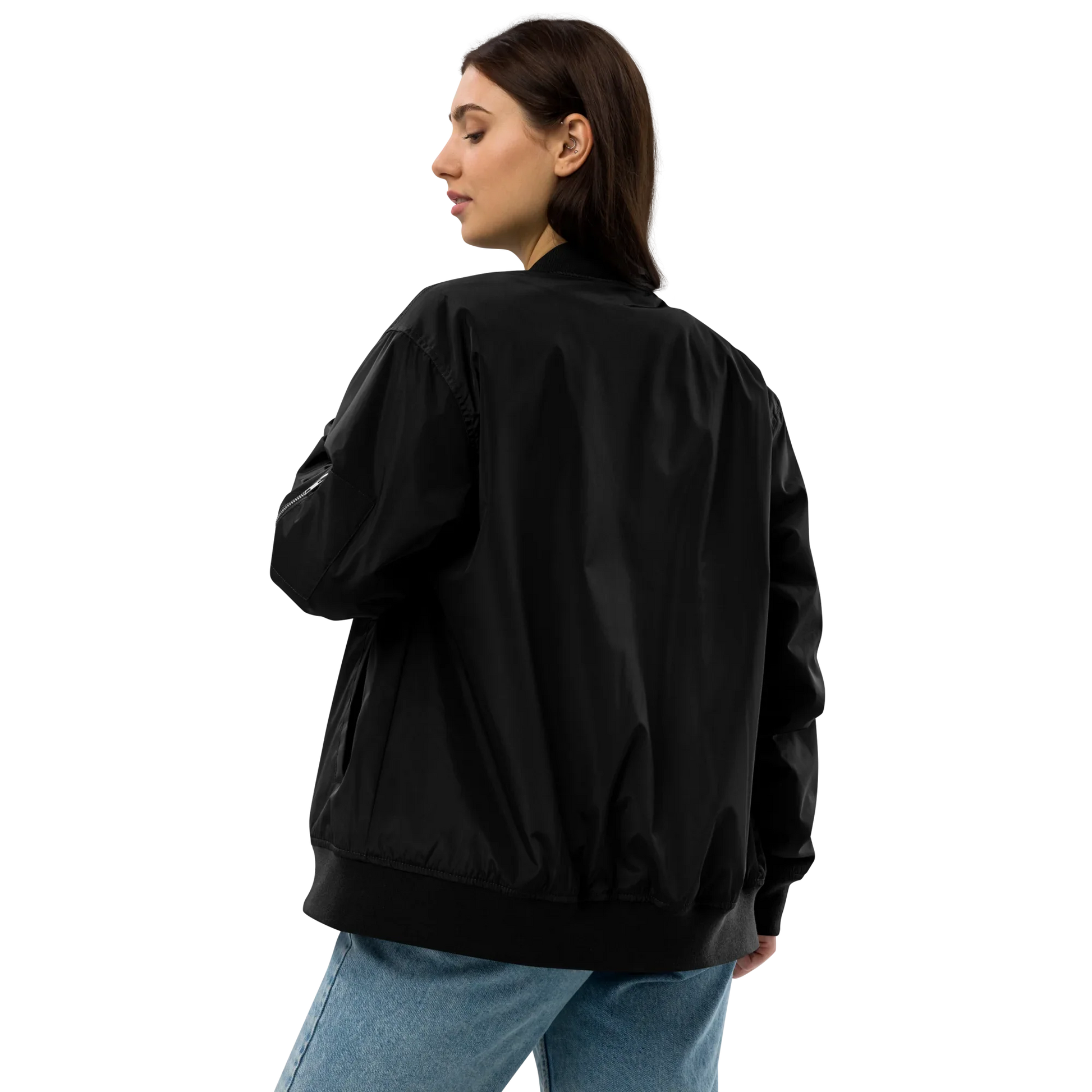 Unisex | Rise Above - Premium Recycled Bomber Jacket - AwRans Clothing