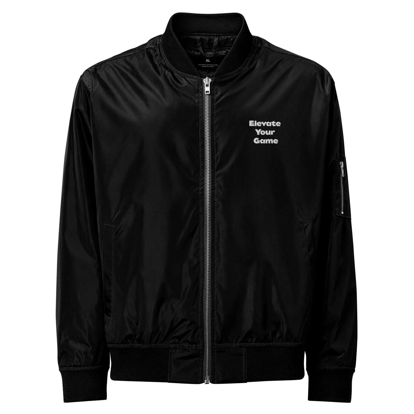 Unisex | Elevate Your Game - Premium Recycled Bomber Jacket - AwRans Clothing