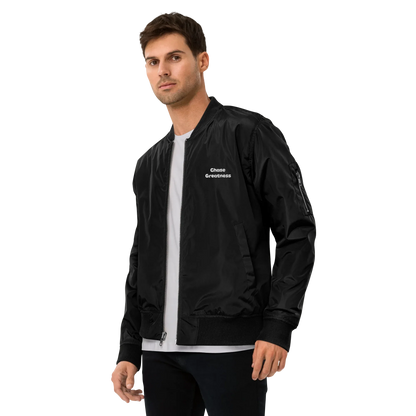 Unisex | Chase Greatness - Premium Recycled Bomber Jacket - AwRans Clothing