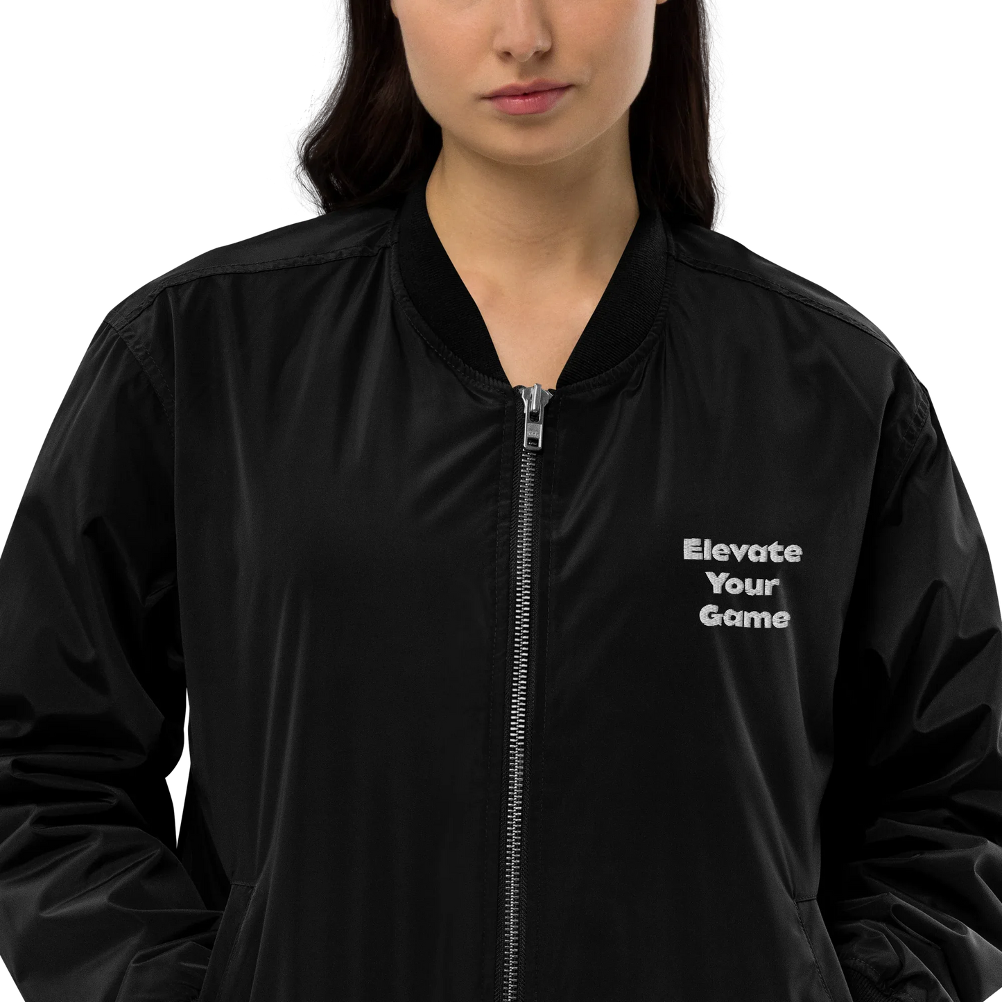 Unisex | Elevate Your Game - Premium Recycled Bomber Jacket - AwRans Clothing