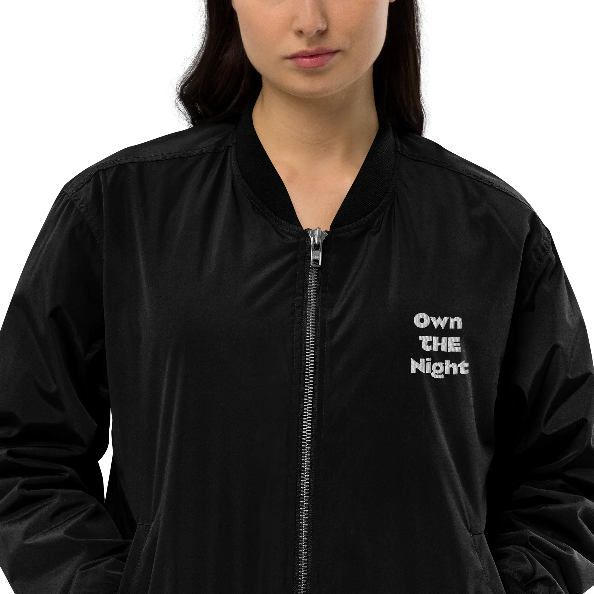 Unisex | Own The Night - Premium Recycled Bomber Jacket - AwRans Clothing