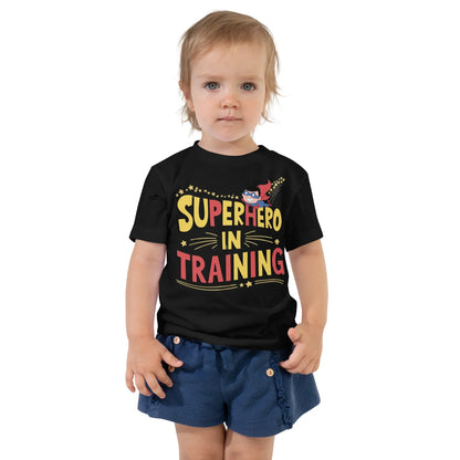 Toddler Short Sleeve Tee | Superhero In Training - AwRans Clothing