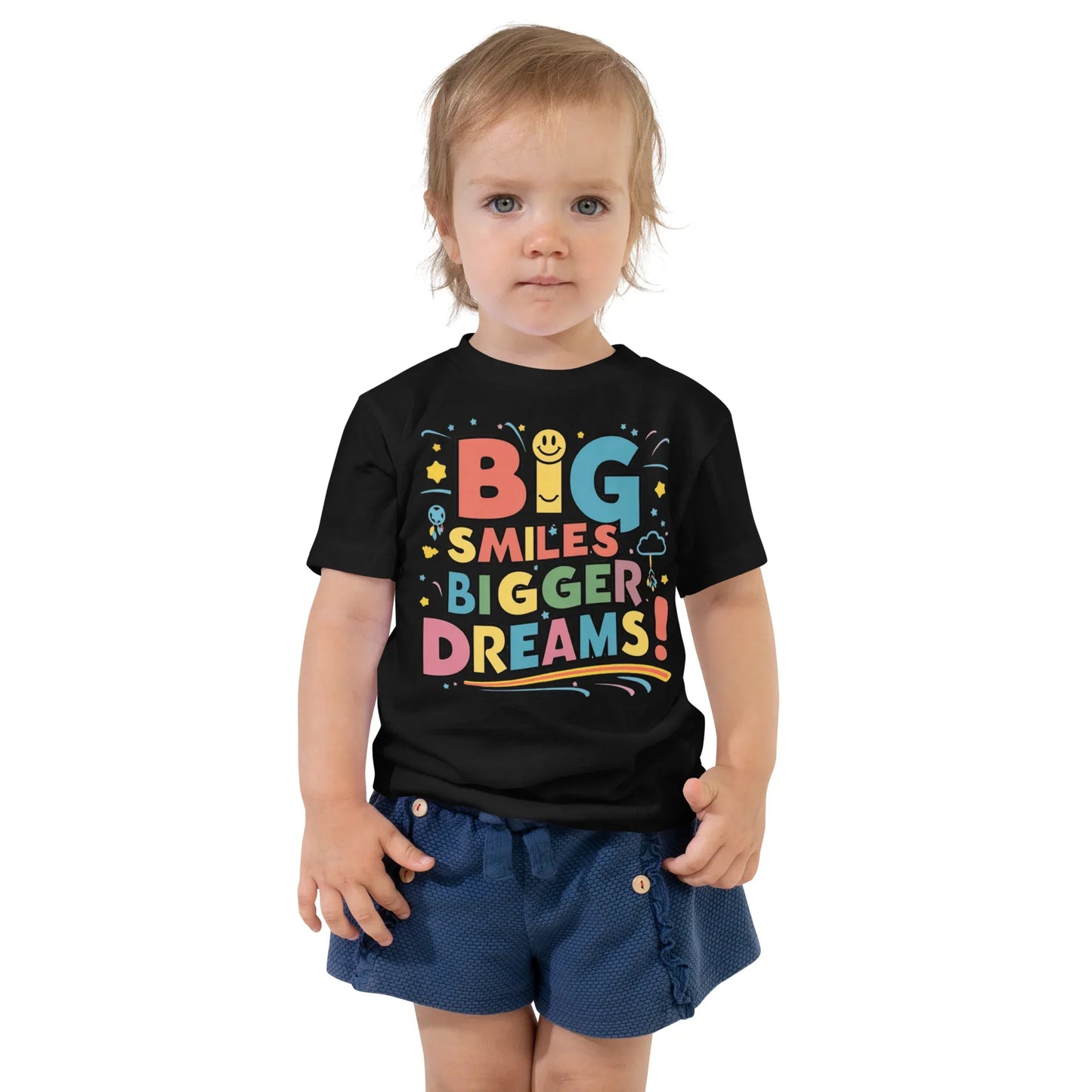 Toddler Short Sleeve Tee | Big Smiles Bigger Dreams! - AwRans Clothing