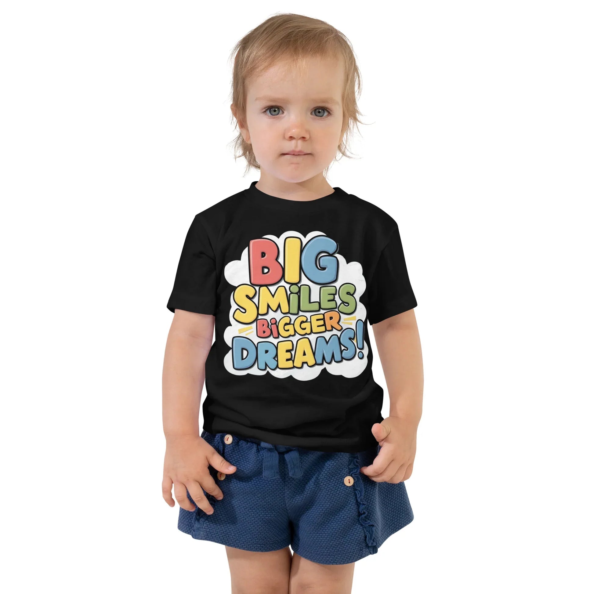 Toddler Short Sleeve Tee | Big Smiles Bigger Dreams! - AwRans Clothing