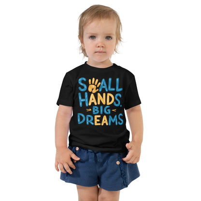 Toddler Short Sleeve Tee | Small Hands Big Dreams - AwRans Clothing