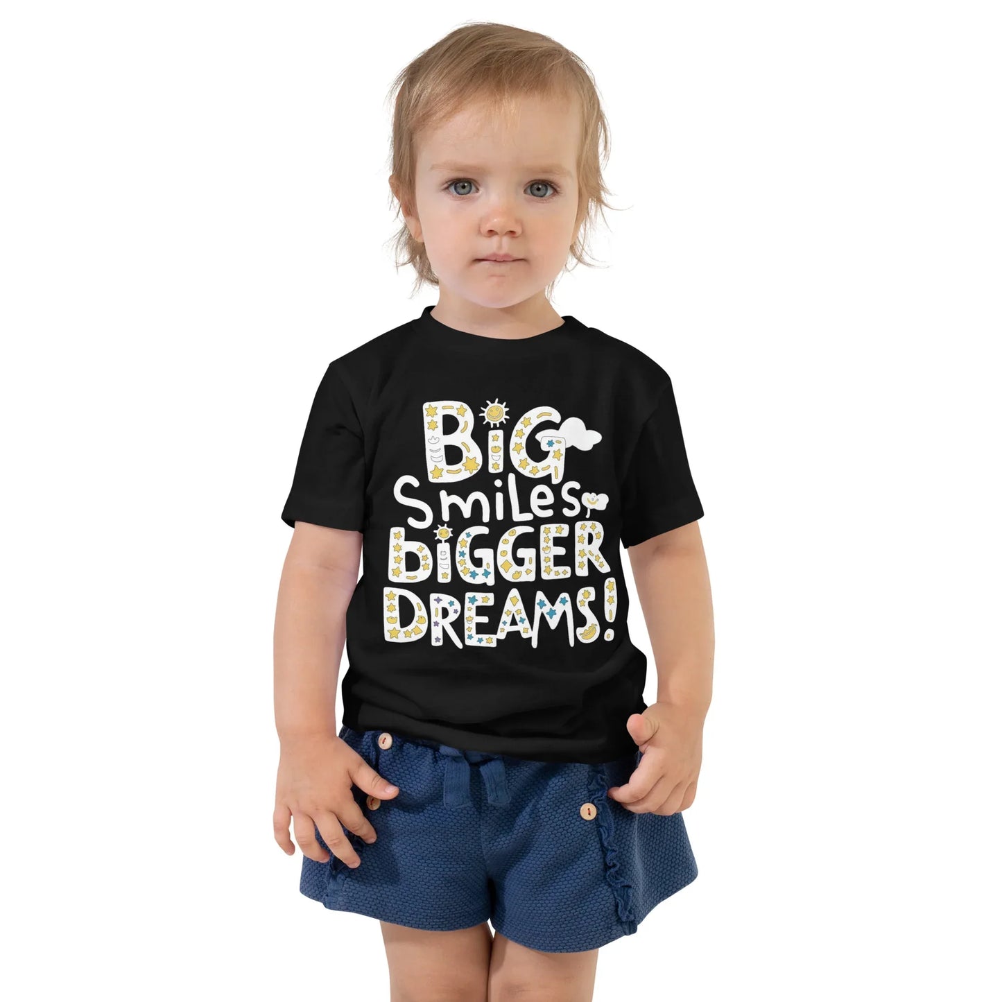 Toddler Short Sleeve Tee | Big Smiles Bigger Dreams! - AwRans Clothing