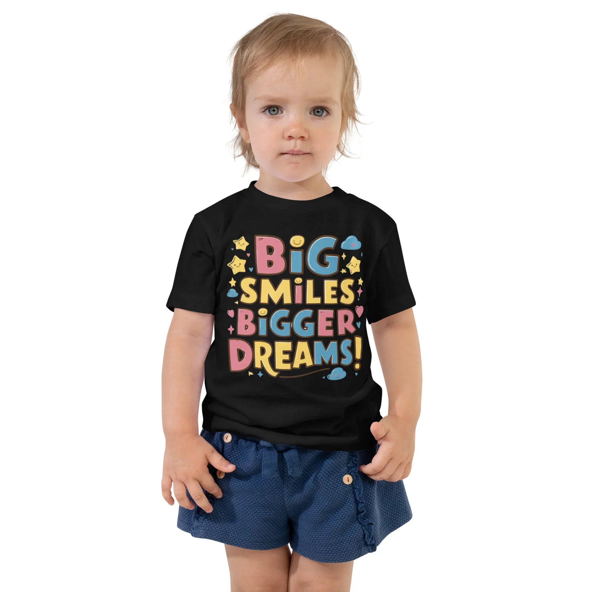 Toddler Short Sleeve Tee | Big Smiles Bigger Dreams! - AwRans Clothing