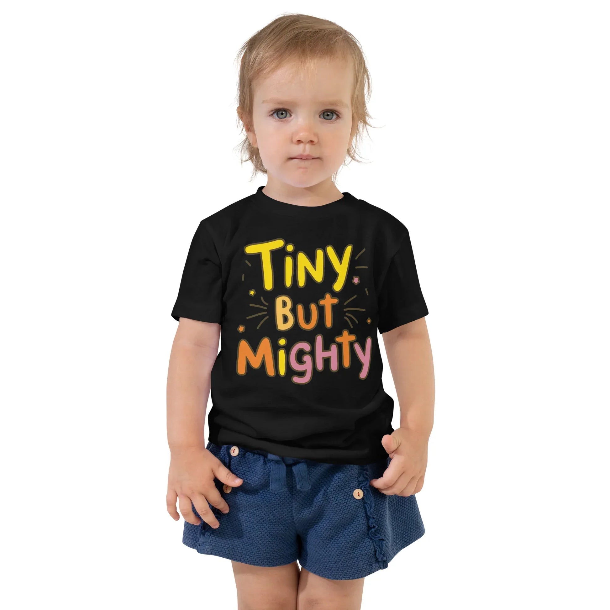 Toddler Short Sleeve Tee | Tiny But Mighty - AwRans Clothing