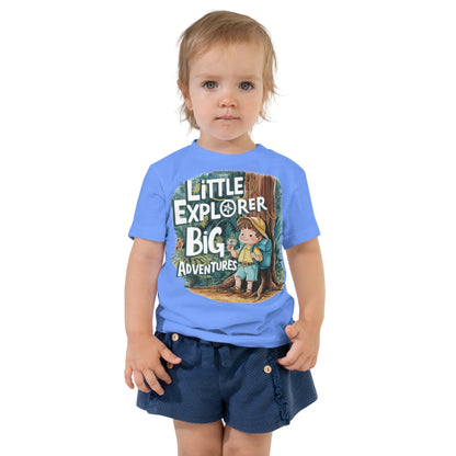 Toddler Short Sleeve Tee | Little Explorer Big Adventures - AwRans Clothing