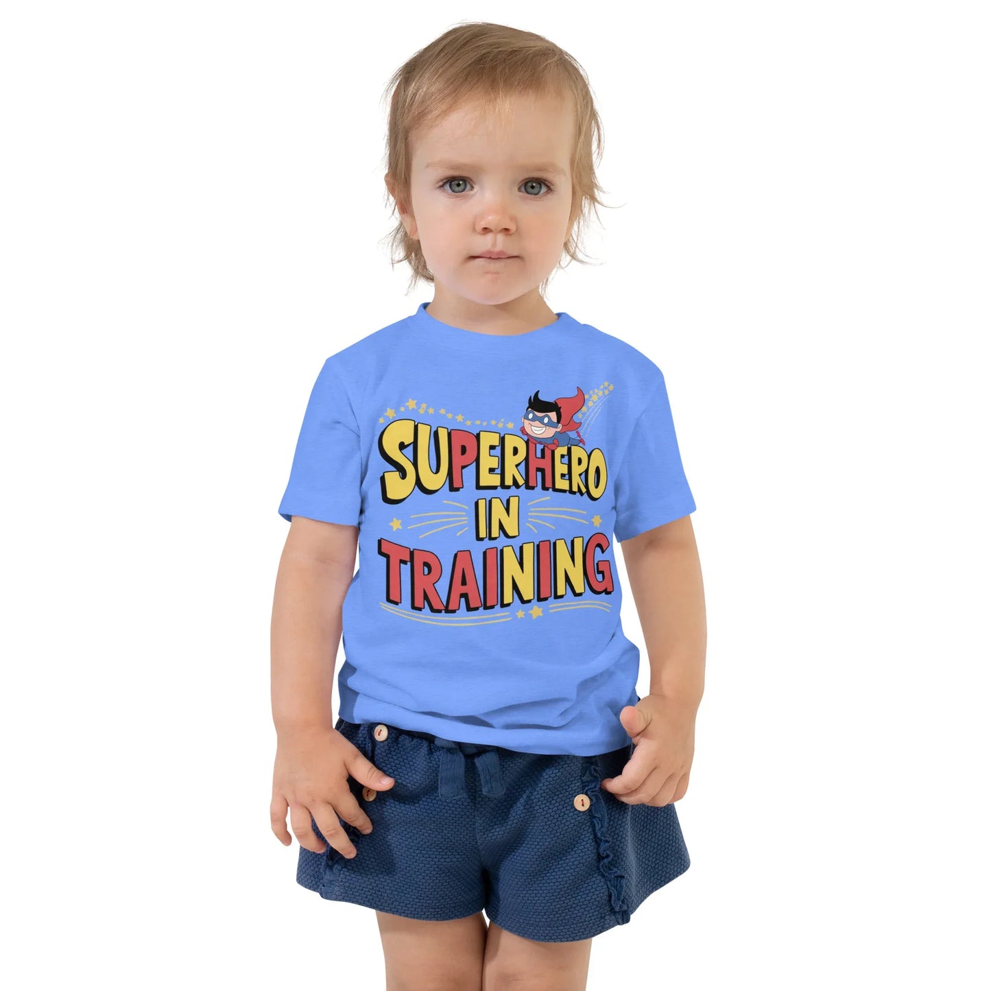 Toddler Short Sleeve Tee | Superhero In Training - AwRans Clothing