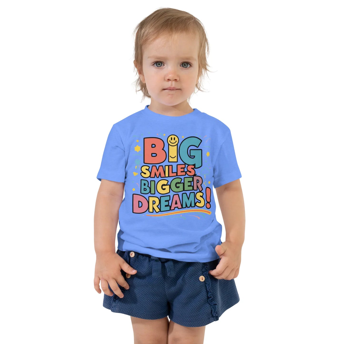 Toddler Short Sleeve Tee | Big Smiles Bigger Dreams! - AwRans Clothing