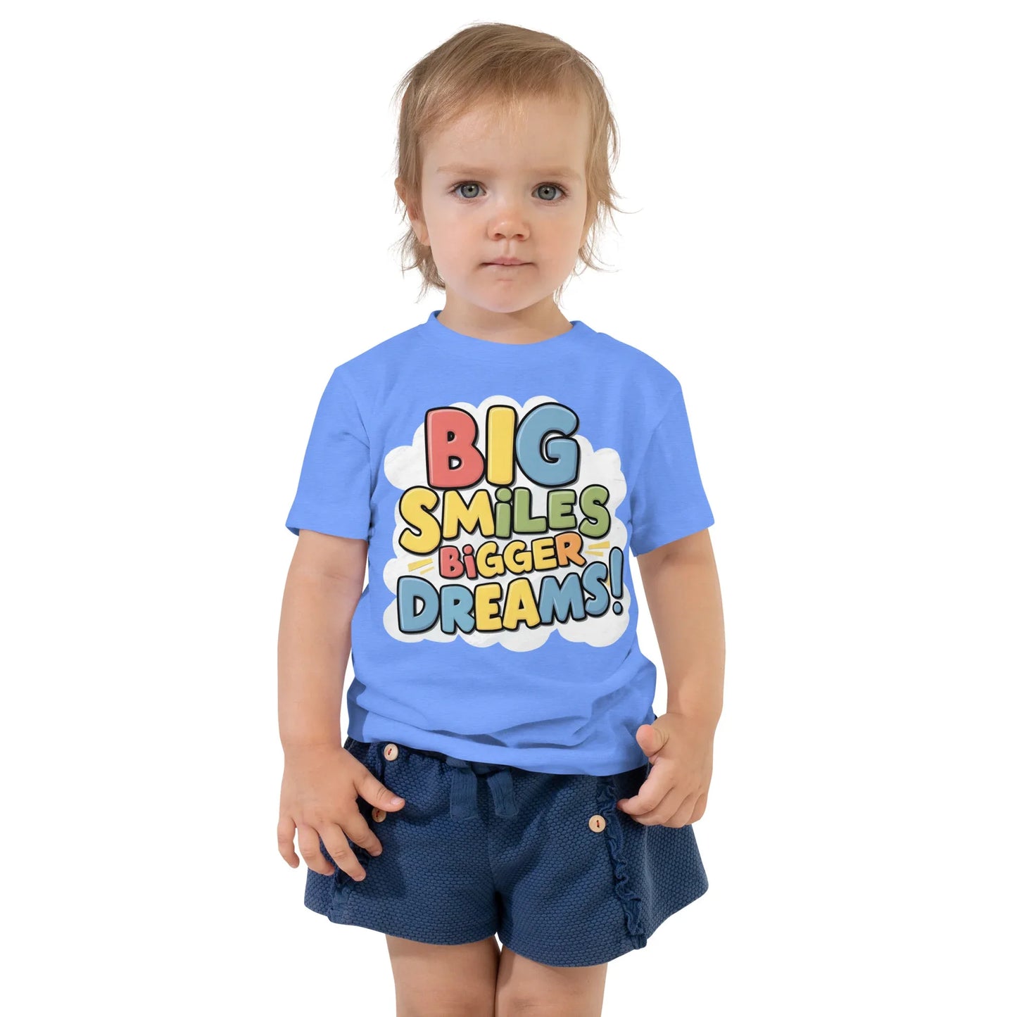 Toddler Short Sleeve Tee | Big Smiles Bigger Dreams! - AwRans Clothing