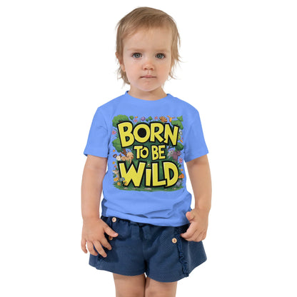 Toddler Short Sleeve Tee | Born To Be Wild - AwRans Clothing