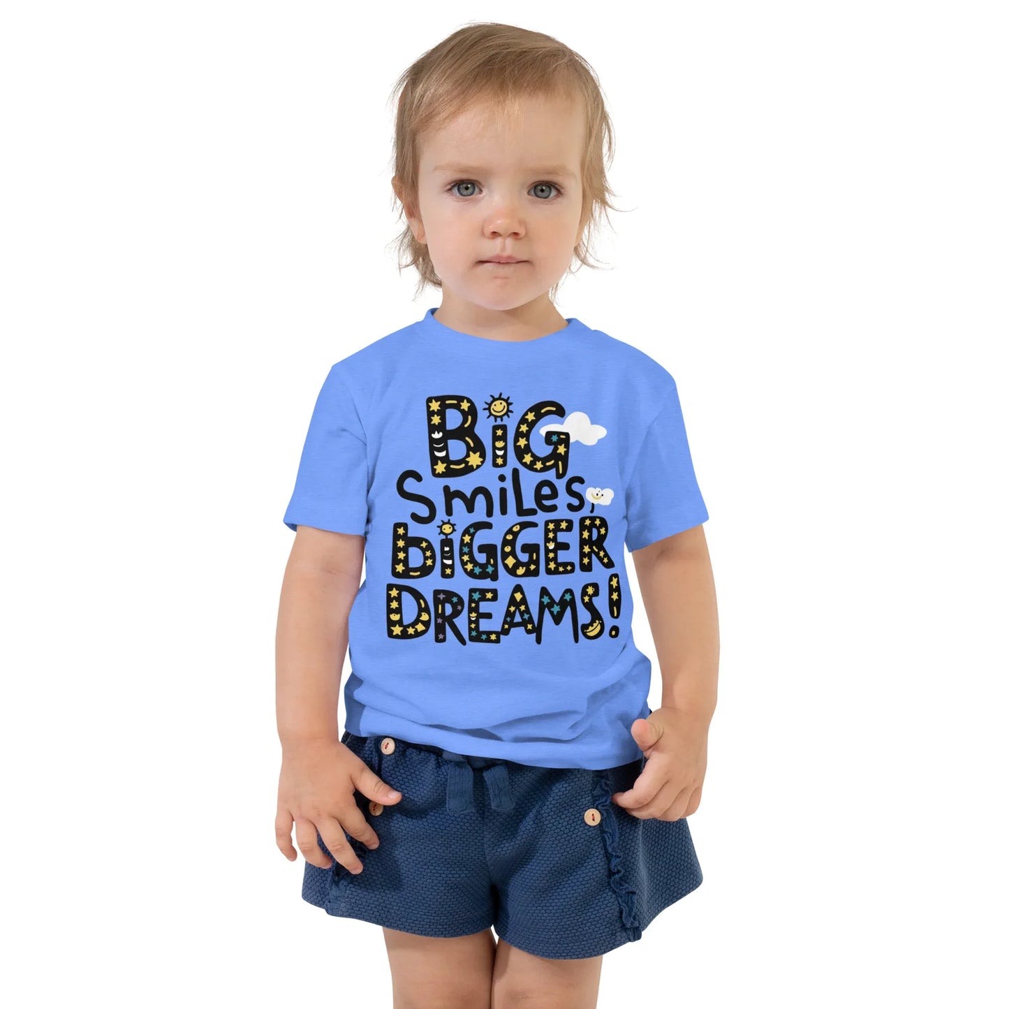 Toddler Short Sleeve Tee | Big Smiles Bigger Dreams! - AwRans Clothing