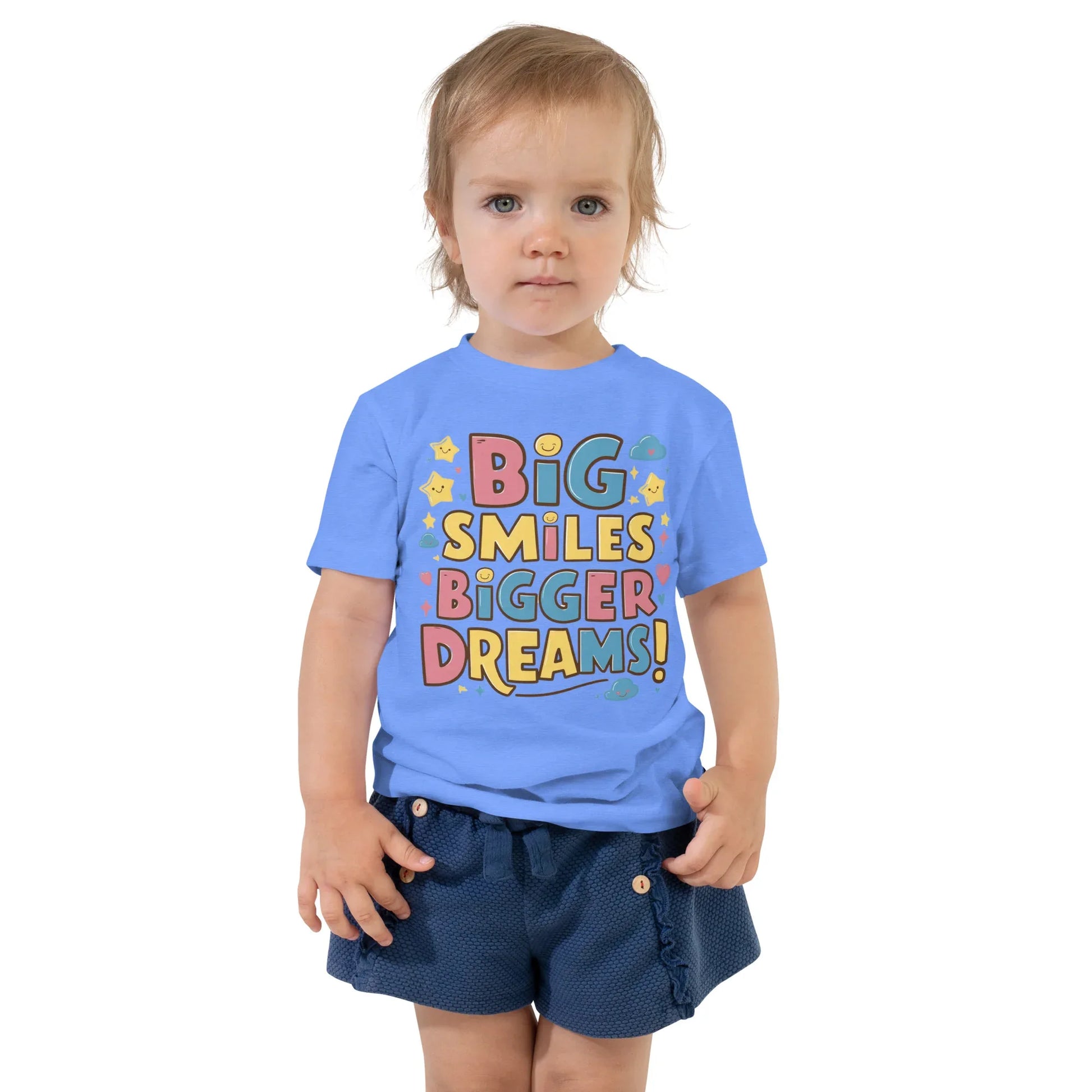 Toddler Short Sleeve Tee | Big Smiles Bigger Dreams! - AwRans Clothing