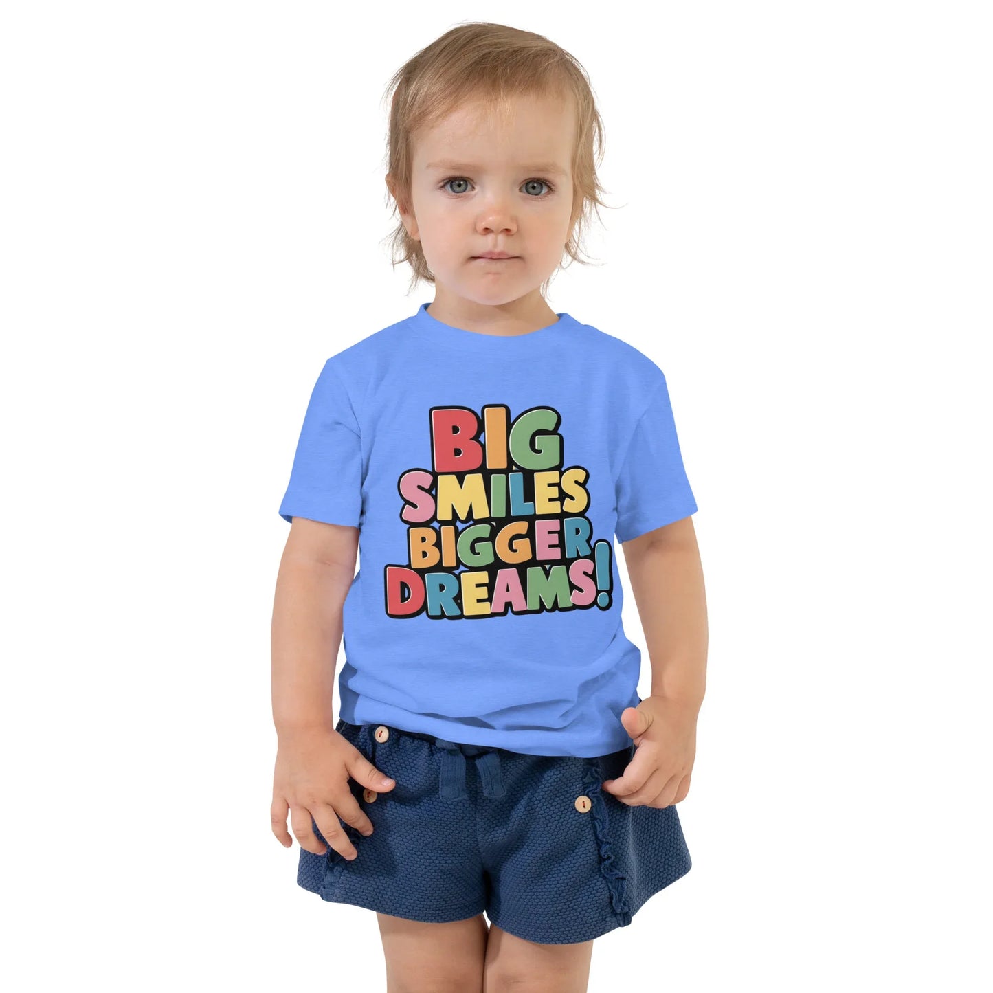 Toddler Short Sleeve Tee | Big Smiles Bigger Dreams! - AwRans Clothing