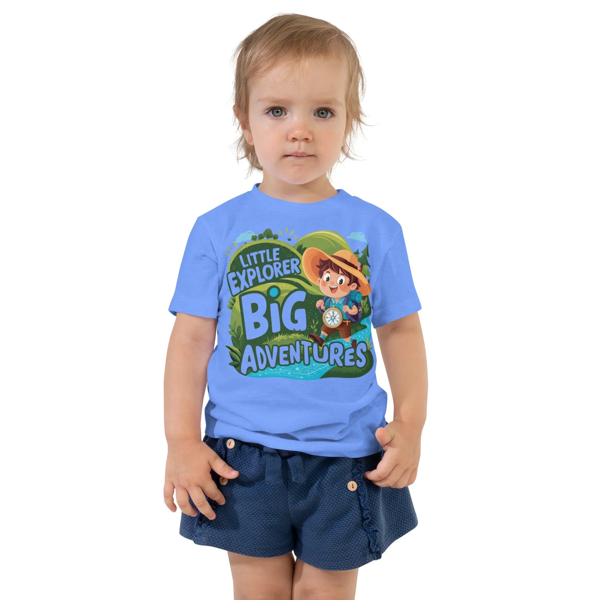 Toddler Short Sleeve Tee | Little Explorer Big Adventures - AwRans Clothing