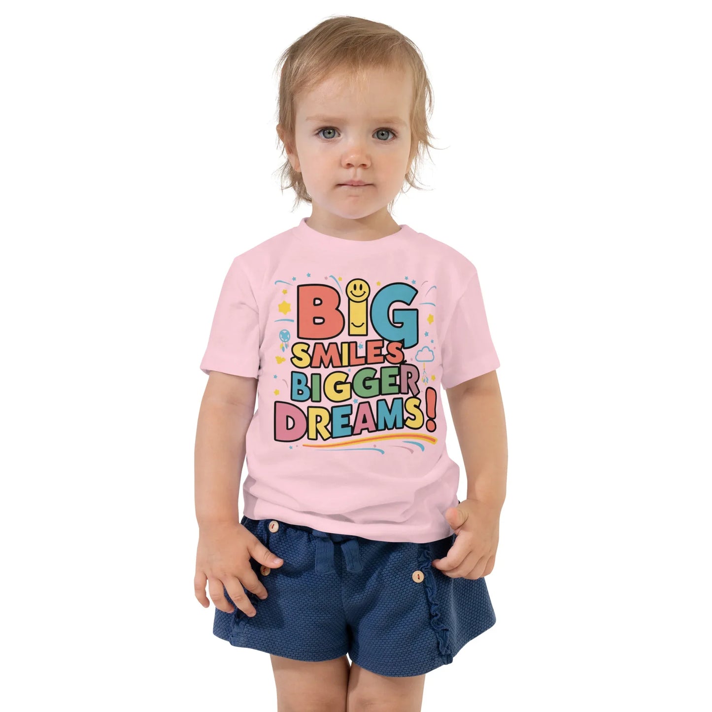 Toddler Short Sleeve Tee | Big Smiles Bigger Dreams! - AwRans Clothing