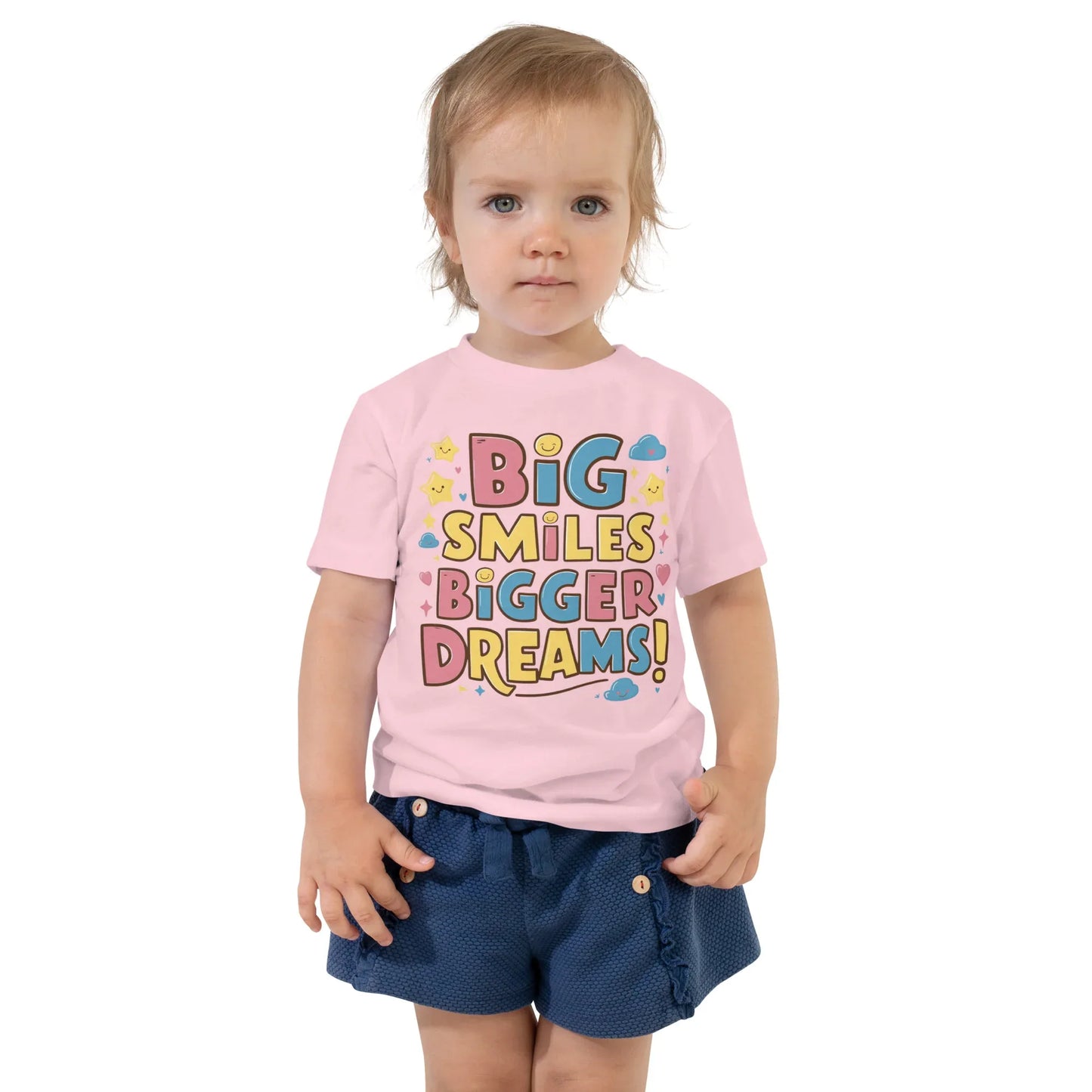 Toddler Short Sleeve Tee | Big Smiles Bigger Dreams! - AwRans Clothing