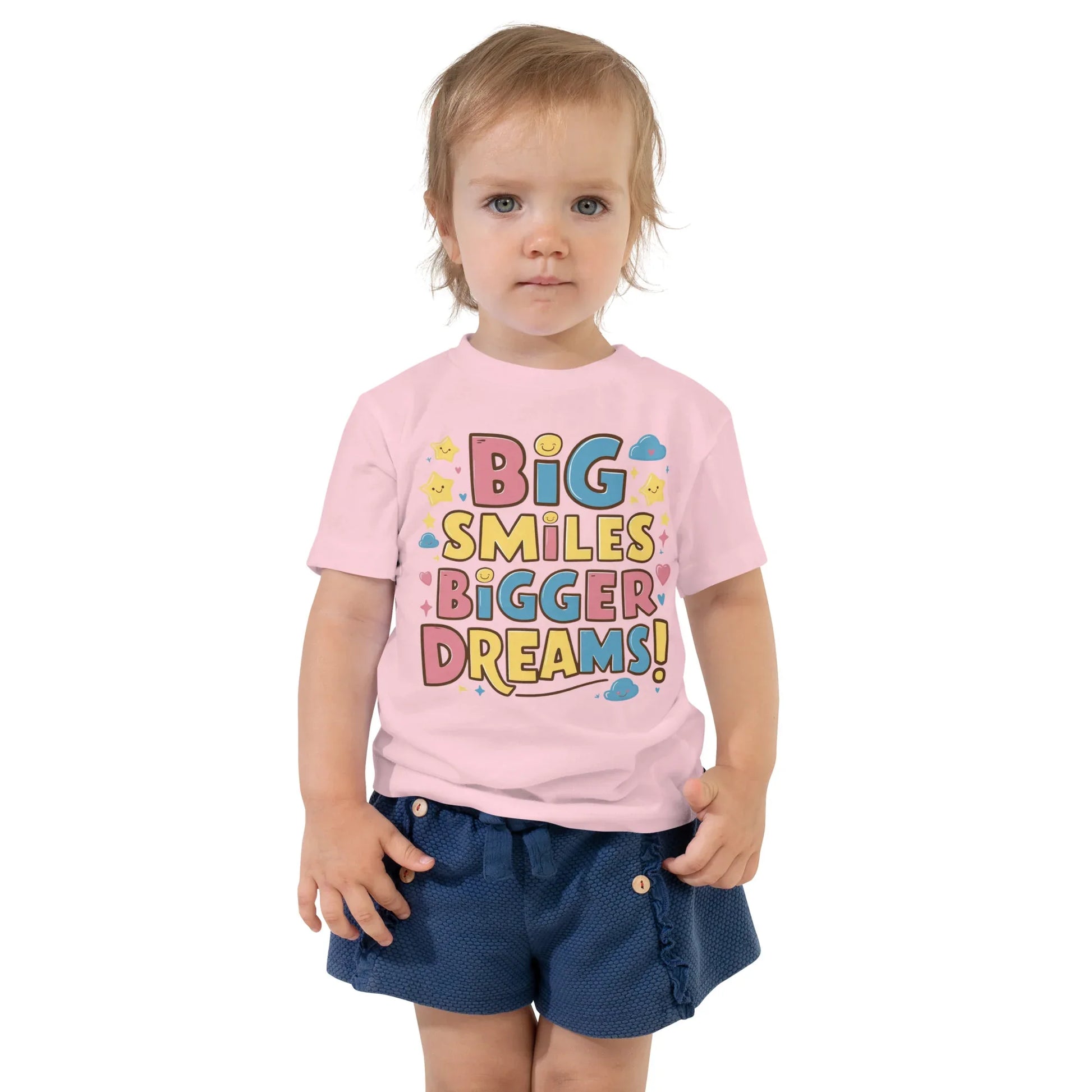 Toddler Short Sleeve Tee | Big Smiles Bigger Dreams! - AwRans Clothing