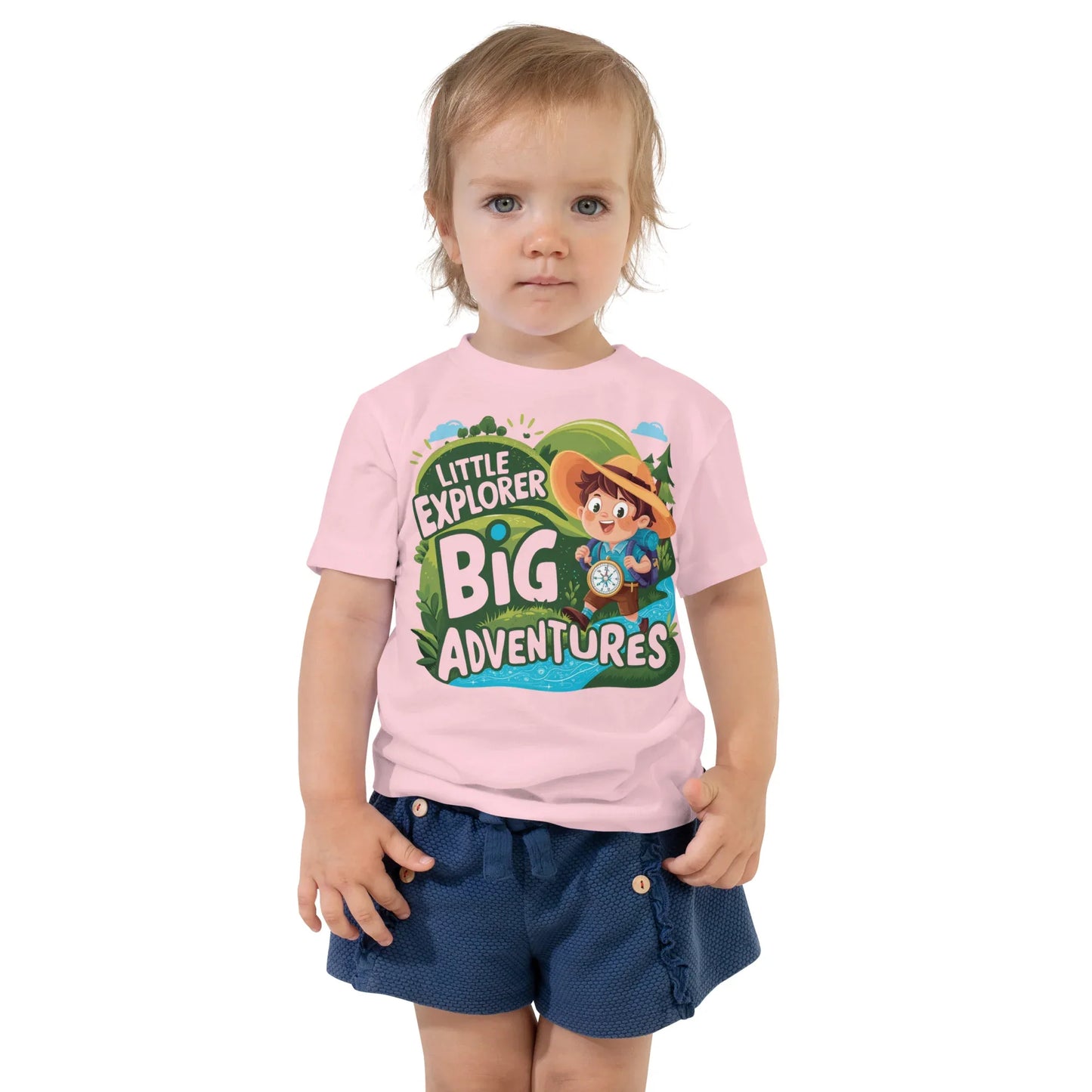 Toddler Short Sleeve Tee | Little Explorer Big Adventures - AwRans Clothing