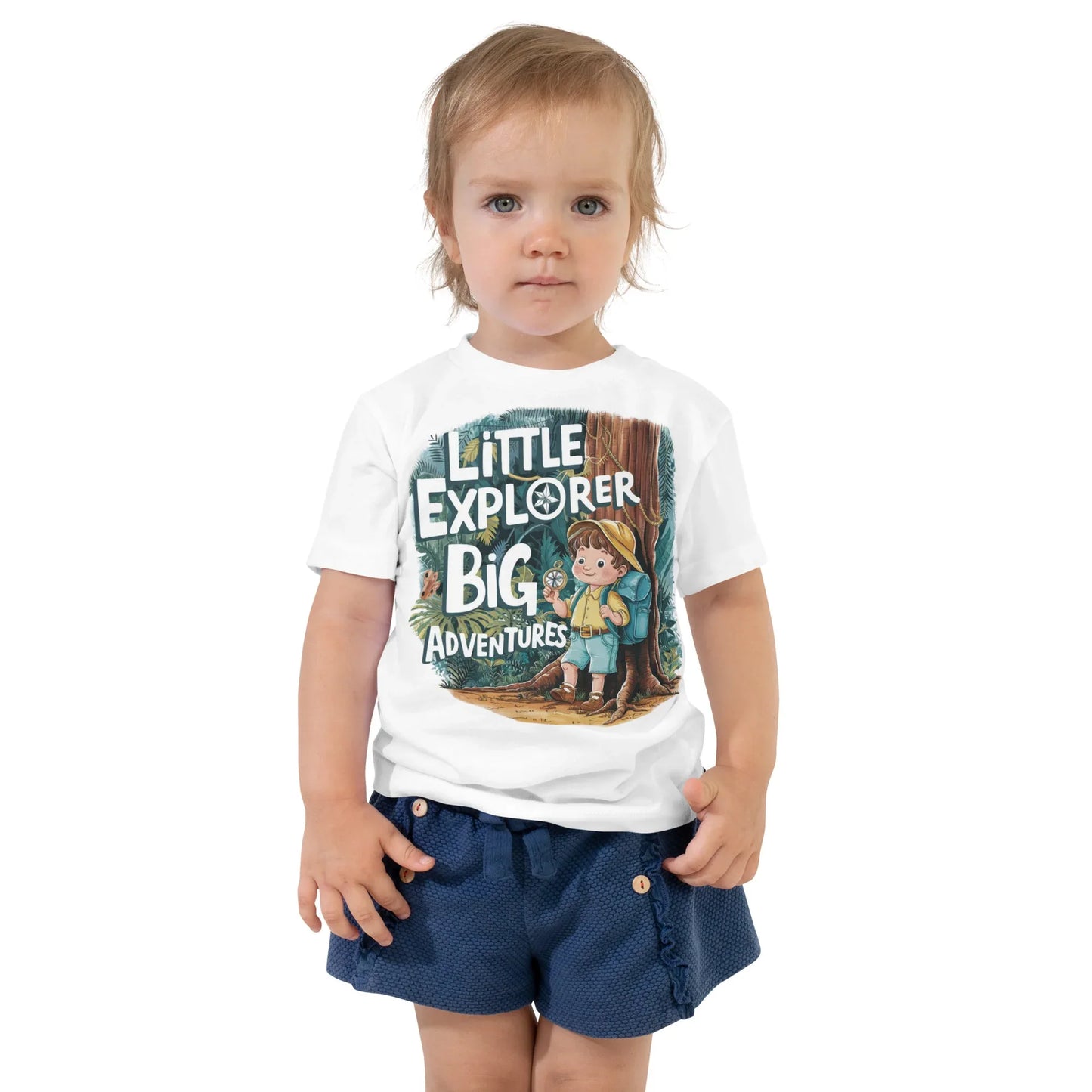 Toddler Short Sleeve Tee | Little Explorer Big Adventures - AwRans Clothing