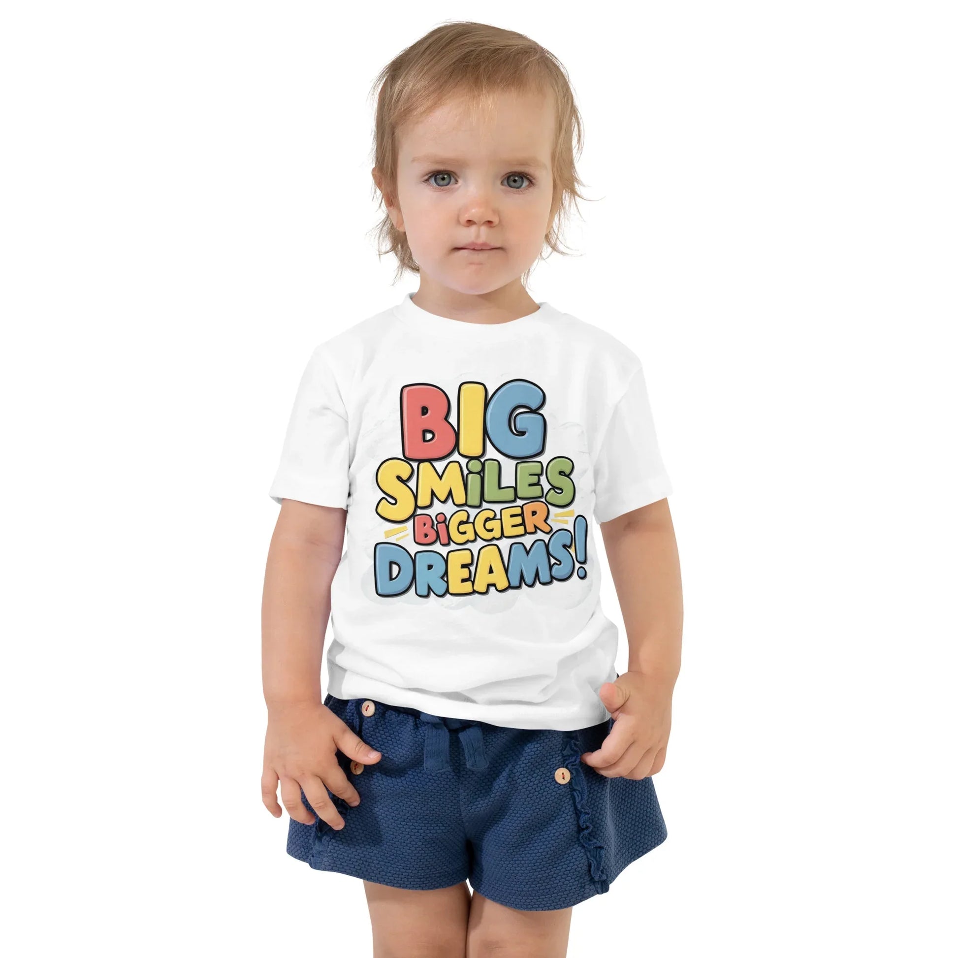 Toddler Short Sleeve Tee | Big Smiles Bigger Dreams! - AwRans Clothing