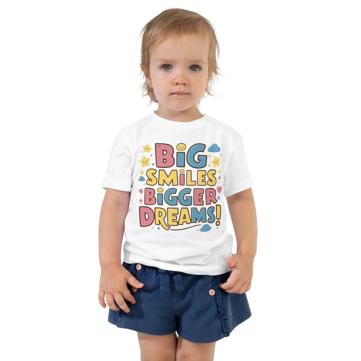Toddler Short Sleeve Tee | Big Smiles Bigger Dreams! - AwRans Clothing