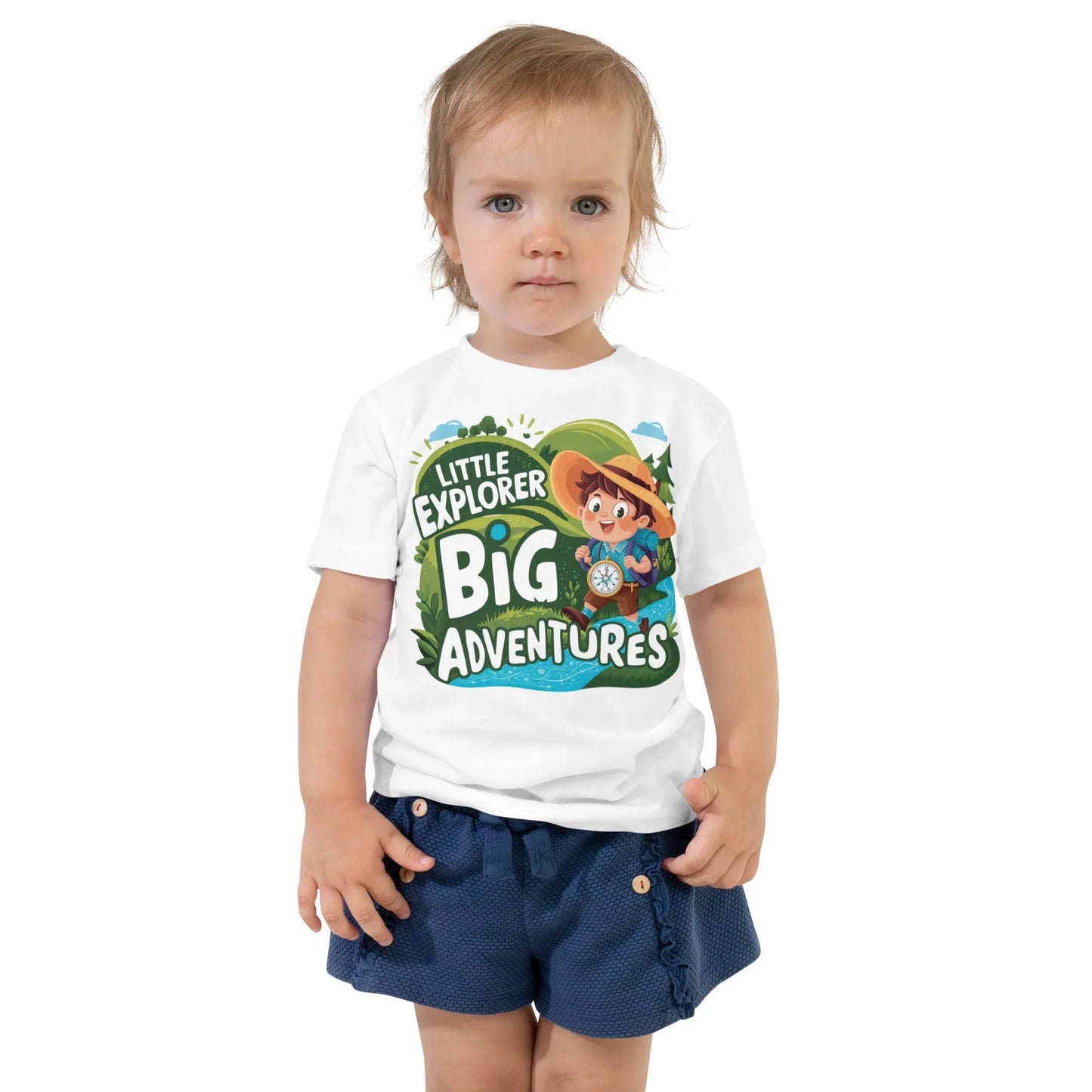 Toddler Short Sleeve Tee | Little Explorer Big Adventures - AwRans Clothing